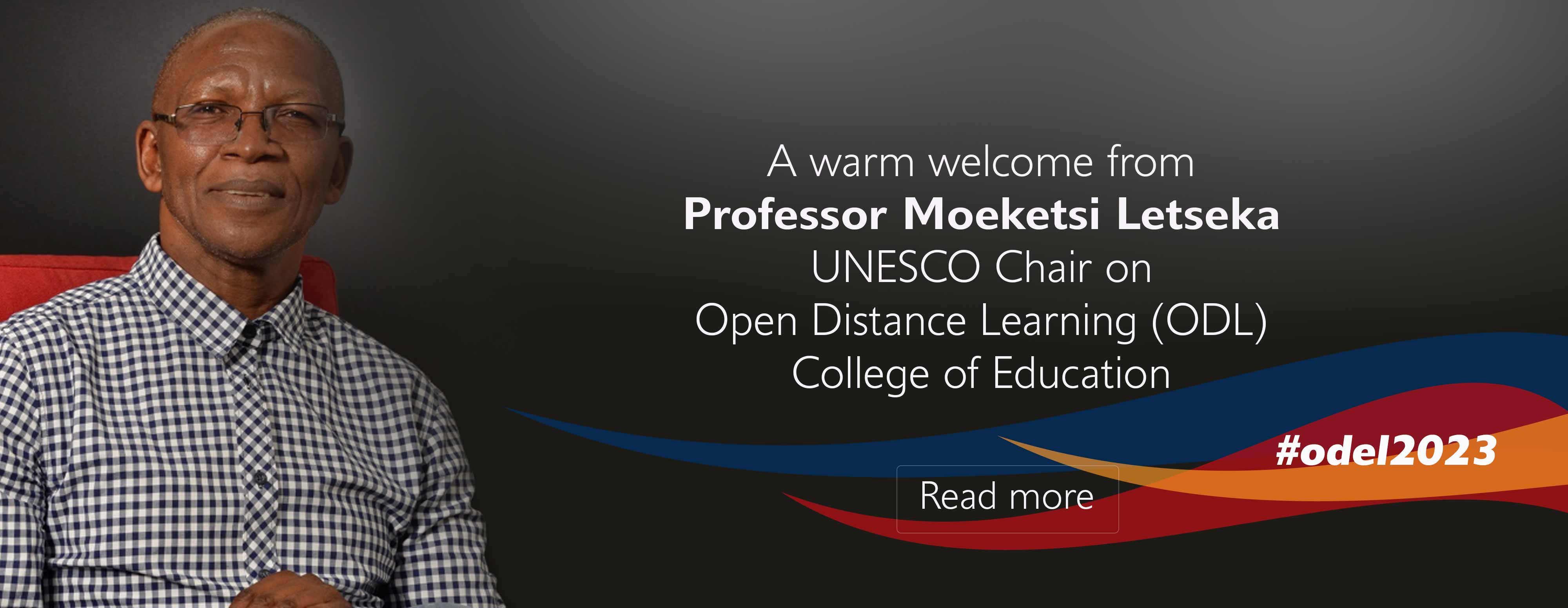 Message Prof Letseka